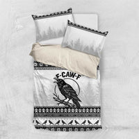Funny Christmas F Caw F Raven Bedding Set Merry Craw Mas - Wonder Print Shop