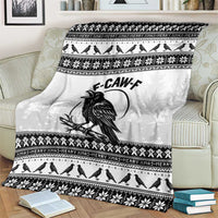 Funny Christmas F Caw F Raven Blanket Merry Craw Mas - Wonder Print Shop