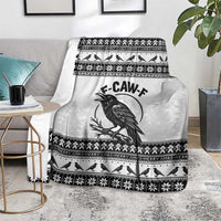 Funny Christmas F Caw F Raven Blanket Merry Craw Mas - Wonder Print Shop