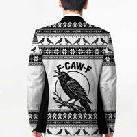 Funny Christmas F Caw F Raven Blazer Merry Craw Mas - Wonder Print Shop