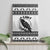 Funny Christmas F Caw F Raven Canvas Wall Art Merry Craw Mas - Wonder Print Shop