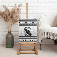 Funny Christmas F Caw F Raven Canvas Wall Art Merry Craw Mas - Wonder Print Shop