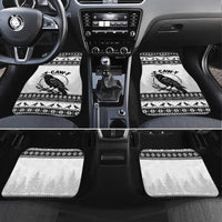 Funny Christmas F Caw F Raven Car Mats Merry Craw Mas - Wonder Print Shop