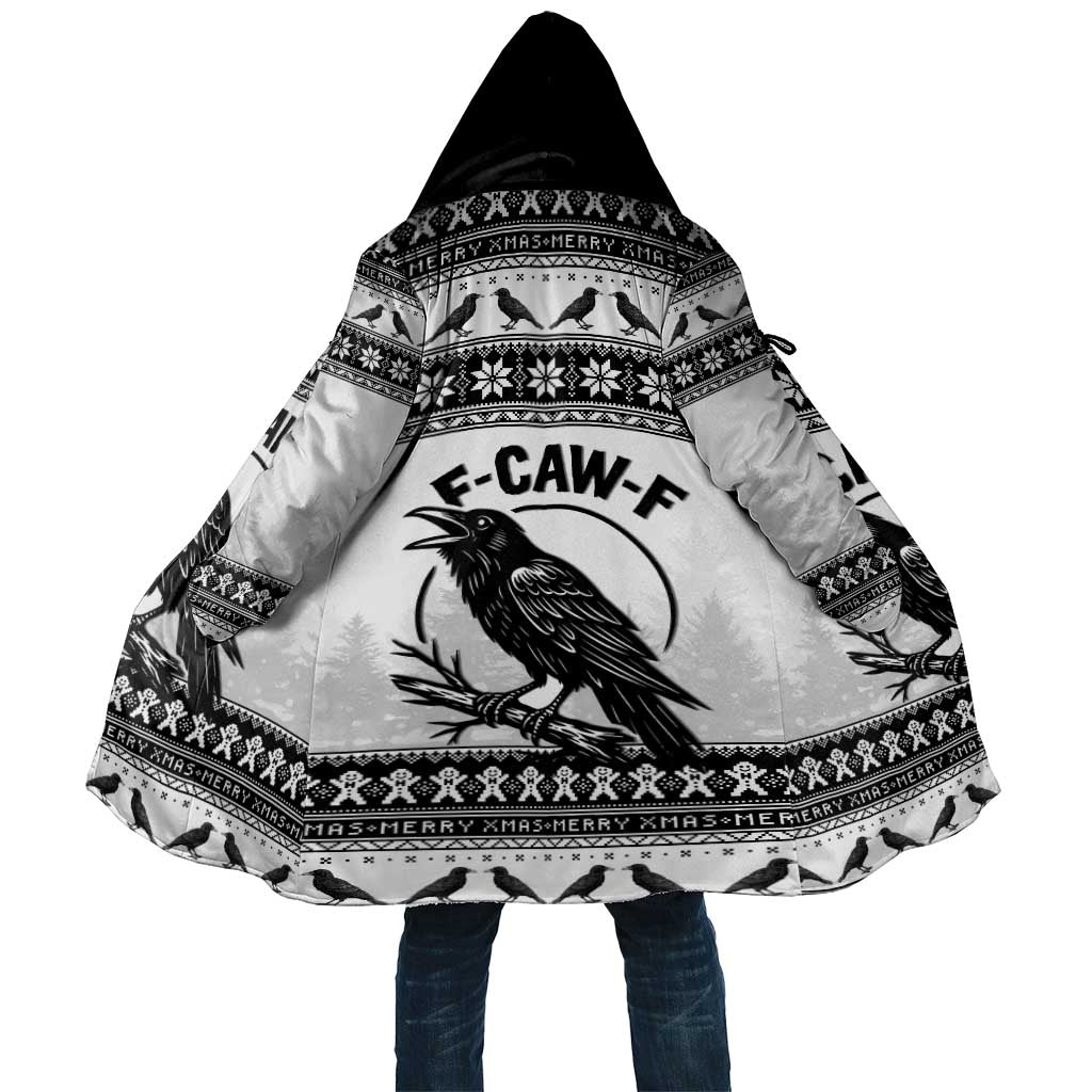 Funny Christmas F Caw F Raven Cloak Merry Craw Mas - Wonder Print Shop