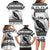 Funny Christmas F Caw F Raven Family Matching Long Sleeve Bodycon Dress and Hawaiian Shirt Merry Craw Mas - Wonder Print Shop