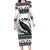 Funny Christmas F Caw F Raven Family Matching Long Sleeve Bodycon Dress and Hawaiian Shirt Merry Craw Mas - Wonder Print Shop