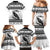 Funny Christmas F Caw F Raven Family Matching Mermaid Dress and Hawaiian Shirt Merry Craw Mas - Wonder Print Shop