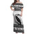 Funny Christmas F Caw F Raven Family Matching Off Shoulder Maxi Dress and Hawaiian Shirt Merry Craw Mas - Wonder Print Shop