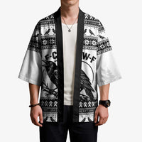 Funny Christmas F Caw F Raven Kimono Merry Craw Mas - Wonder Print Shop