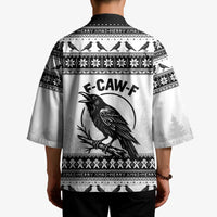 Funny Christmas F Caw F Raven Kimono Merry Craw Mas - Wonder Print Shop