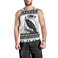 Funny Christmas F Caw F Raven Men Tank Top Merry Craw Mas - Wonder Print Shop