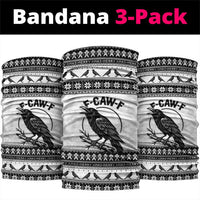 Funny Christmas F Caw F Raven Neck Gaiter Merry Craw Mas - Wonder Print Shop