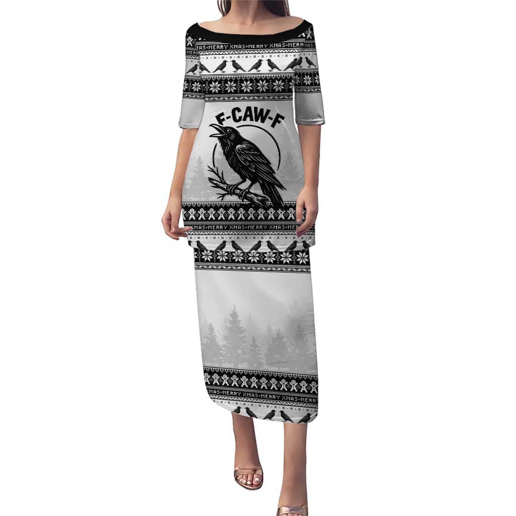 Funny Christmas F Caw F Raven Puletasi Merry Craw Mas - Wonder Print Shop
