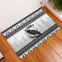 Funny Christmas F Caw F Raven Rubber Doormat Merry Craw Mas - Wonder Print Shop