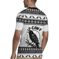 Funny Christmas F Caw F Raven Rugby Jersey Merry Craw Mas - Wonder Print Shop