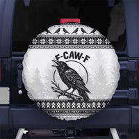 Funny Christmas F Caw F Raven Spare Tire Cover Merry Craw Mas - Wonder Print Shop
