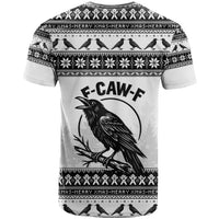 Funny Christmas F Caw F Raven T Shirt Merry Craw Mas - Wonder Print Shop