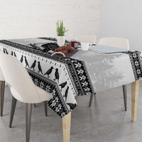 Funny Christmas F Caw F Raven Tablecloth Merry Craw Mas - Wonder Print Shop
