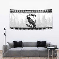 Funny Christmas F Caw F Raven Tapestry Merry Craw Mas - Wonder Print Shop