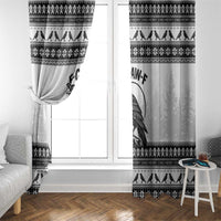 Funny Christmas F Caw F Raven Window Curtain Merry Craw Mas - Wonder Print Shop