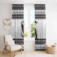 Funny Christmas F Caw F Raven Window Curtain Merry Craw Mas - Wonder Print Shop