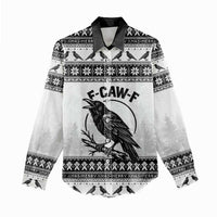Funny Christmas F Caw F Raven Women Casual Shirt Merry Craw Mas - Wonder Print Shop