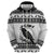 Funny Christmas F Caw F Raven Zip Hoodie Merry Craw Mas - Wonder Print Shop