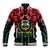 Burkina Faso Republic Day Baseball Jacket Coat Of Arms With Rose - Wonder Print Shop