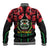 Burkina Faso Republic Day Baseball Jacket Coat Of Arms With Rose - Wonder Print Shop