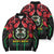 Burkina Faso Republic Day Bomber Puffer Jacket Coat Of Arms With Rose - Wonder Print Shop