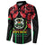 Burkina Faso Republic Day Button Sweatshirt Coat Of Arms With Rose - Wonder Print Shop