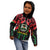 Burkina Faso Republic Day Kid Hoodie Coat Of Arms With Rose - Wonder Print Shop