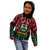 Burkina Faso Republic Day Kid Hoodie Coat Of Arms With Rose - Wonder Print Shop