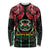 Burkina Faso Republic Day Long Sleeve Shirt Coat Of Arms With Rose - Wonder Print Shop