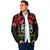 Burkina Faso Republic Day Padded Jacket Coat Of Arms With Rose - Wonder Print Shop