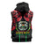 Burkina Faso Republic Day Sleeveless Hoodie Coat Of Arms With Rose - Wonder Print Shop