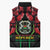 Burkina Faso Republic Day Sleeveless Puffer Jacket Coat Of Arms With Rose - Wonder Print Shop