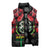 Burkina Faso Republic Day Sleeveless Puffer Jacket Coat Of Arms With Rose - Wonder Print Shop