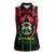 Burkina Faso Republic Day Women Sleeveless Polo Shirt Coat Of Arms With Rose - Wonder Print Shop