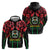 Burkina Faso Republic Day Zip Hoodie Coat Of Arms With Rose - Wonder Print Shop