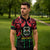 Burkina Faso Republic Day Zipper Polo Shirt Coat Of Arms With Rose - Wonder Print Shop