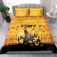 Funny Halloween Zombie Chicken Bedding Set F’Caw Scary Poultry - Wonder Print Shop