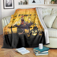 Funny Halloween Zombie Chicken Blanket F’Caw Scary Poultry - Wonder Print Shop