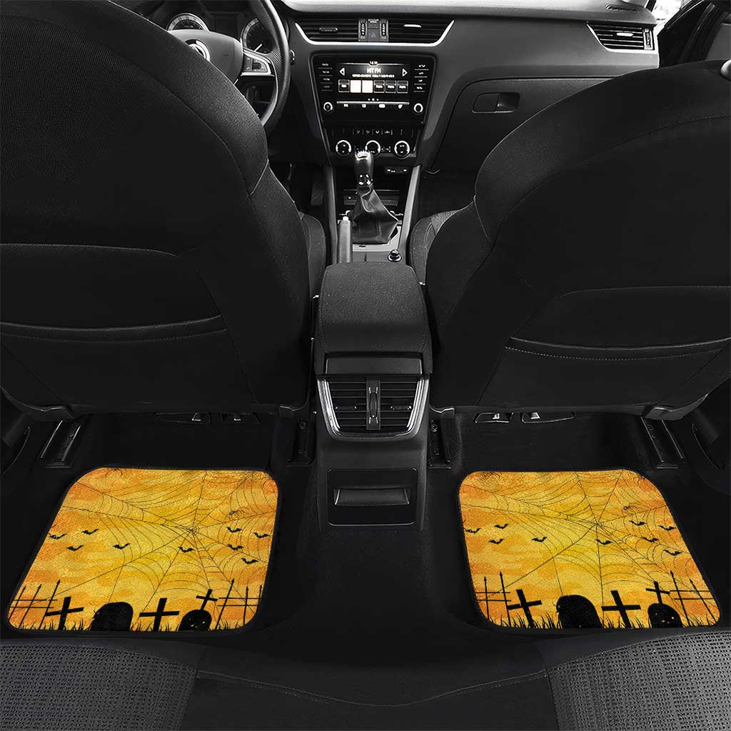Personalized Funny Halloween Zombie Chicken Car Mats F’Caw Scary Poultry - Wonder Print Shop