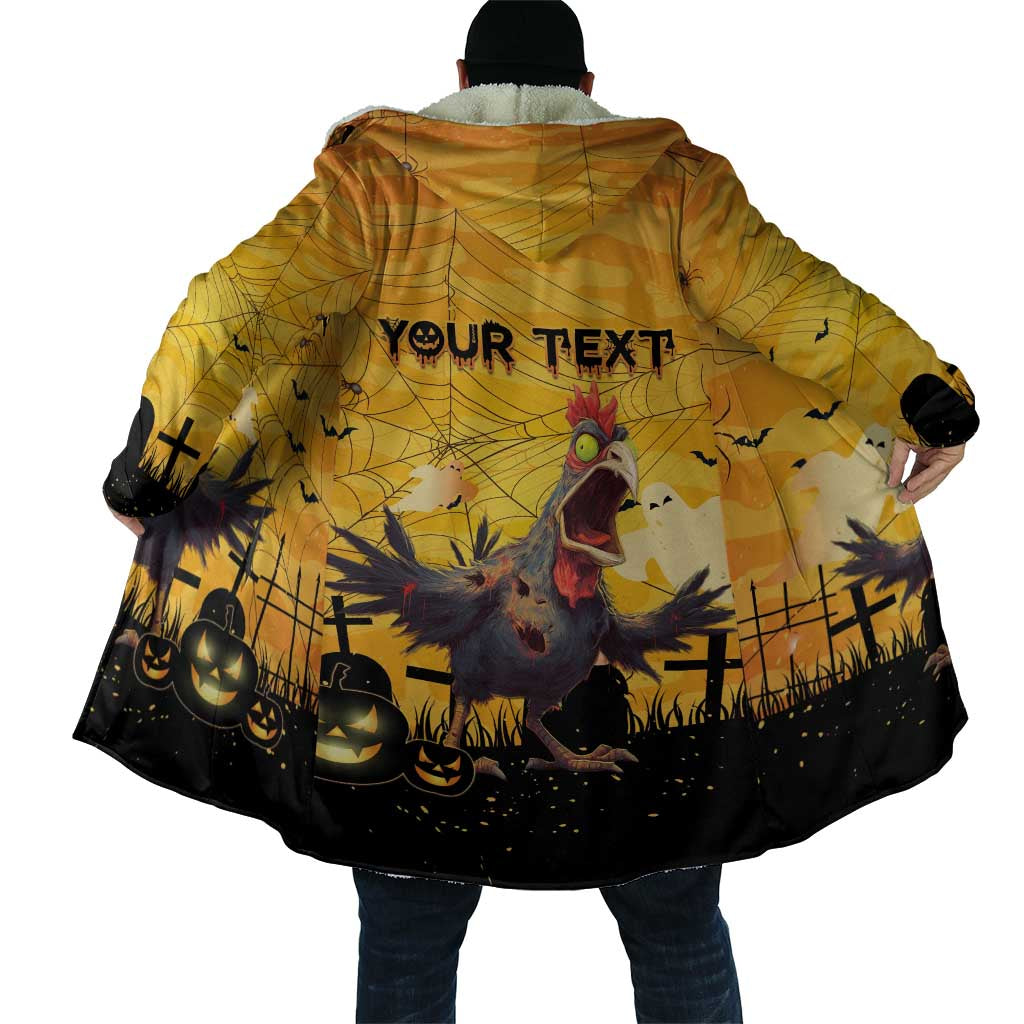 Personalized Funny Halloween Zombie Chicken Cloak F’Caw Scary Poultry - Wonder Print Shop