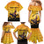 Personalized Funny Halloween Zombie Chicken Family Matching Mermaid Dress and Hawaiian Shirt F’Caw Scary Poultry - Wonder Print Shop