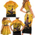 Personalized Funny Halloween Zombie Chicken Family Matching Short Sleeve Bodycon Dress and Hawaiian Shirt F’Caw Scary Poultry - Wonder Print Shop