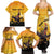 Personalized Funny Halloween Zombie Chicken Family Matching Summer Maxi Dress and Hawaiian Shirt F’Caw Scary Poultry - Wonder Print Shop