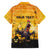 Personalized Funny Halloween Zombie Chicken Family Matching Tank Maxi Dress and Hawaiian Shirt F’Caw Scary Poultry - Wonder Print Shop