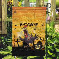 Funny Halloween Zombie Chicken Garden Flag F’Caw Scary Poultry - Wonder Print Shop
